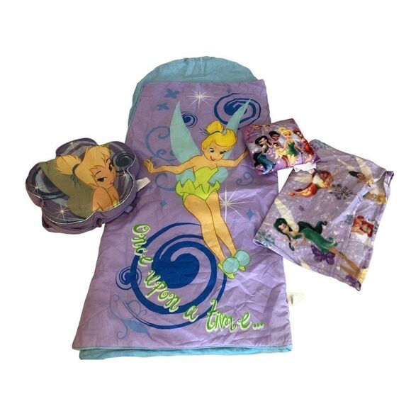 Tinker Bell Travel Backback Overnight Sleepover Kit - Picture 3 of 3